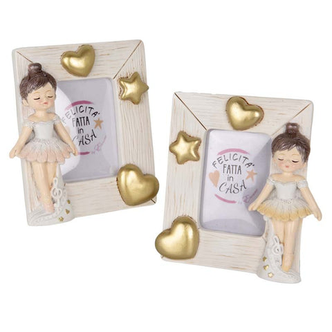 Portafoto Ballerina con Stelle Oro: Idee Decorative