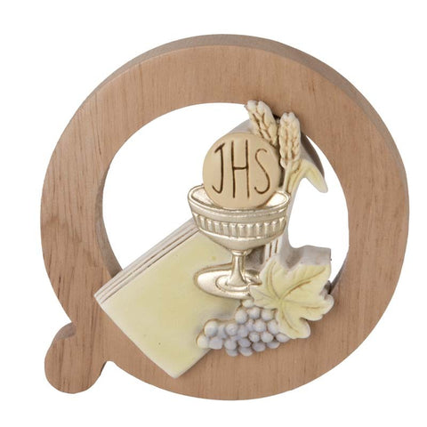 Icona Sacra con Simboli della Prima Comunione