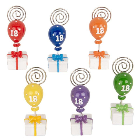 MemoClip 18 Anni Pacco Regalo con Palloncino