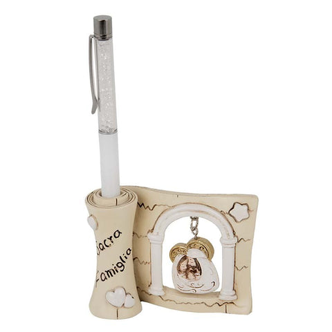 Icona Sacra Famiglia: Ciondolo e Penna in Regalo