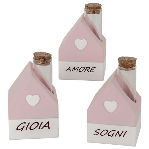 Scatolina Casa Rosa: Perfetta per Bimba e Battesimo