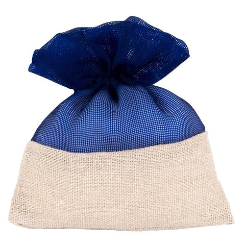 Sacchetti Portaconfetti Beige e Blu: Stile e Tradizione