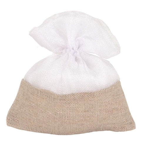 Sacchetto Portaconfetti Fai da Te Bicolore per Matrimonio /