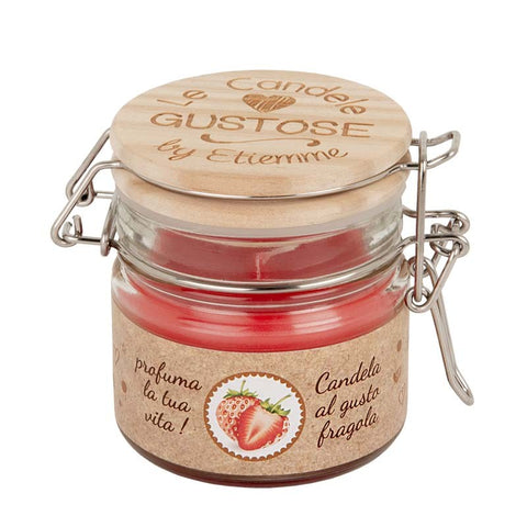 Barattolini Ermetici: Candele alla Fragola Fai-da-te