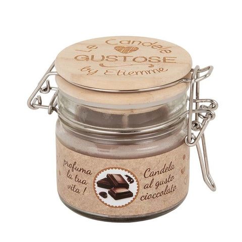 Barattolino Bomboniera: La Candela al Cioccolato Perfetta