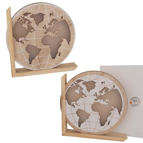 Viaggia con Stile: Lampade LED a Forma di Globo Continenti