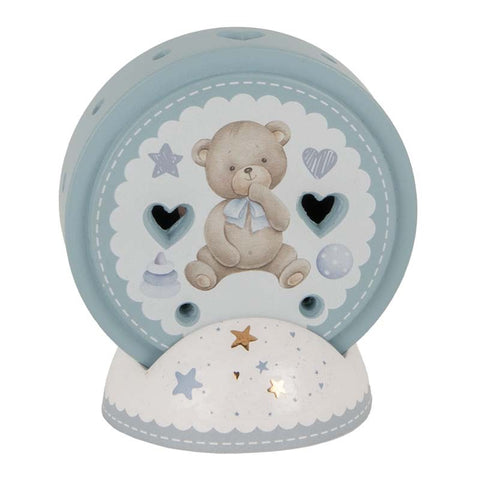 Lampada LED Celeste: Eleganza e Dolcezza con Orsetto