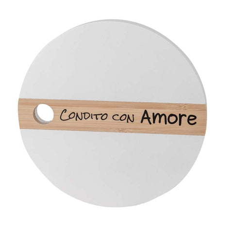 Vassoio Tondo in Doppio Legno: Un tocco di Classe