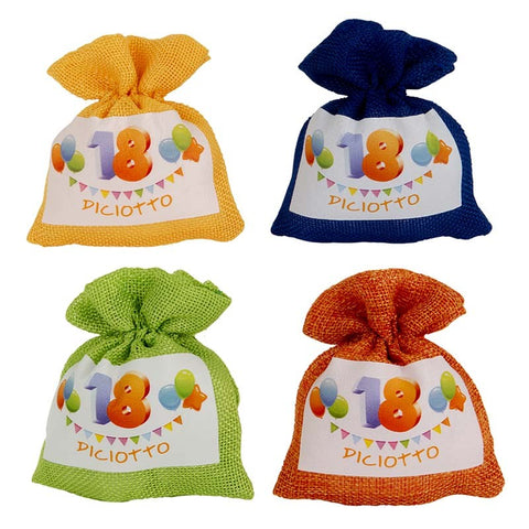 Sacchetto Portaconfetti 18 Anni: Design Eleganti e Unici