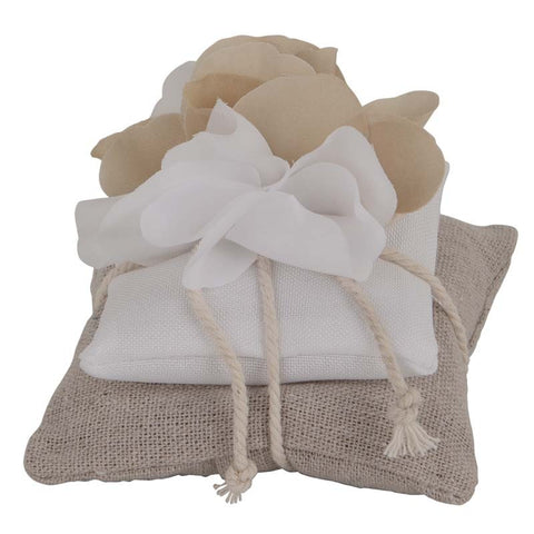 Bomboniere Uniche: Doppio Sacchetto con Fiore