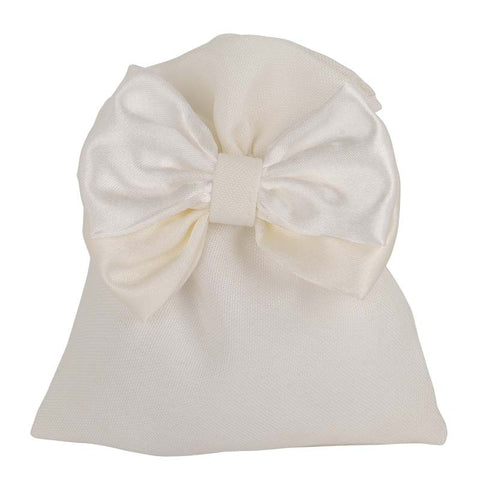 Sacchettino Portaconfetti Bianco e Crema