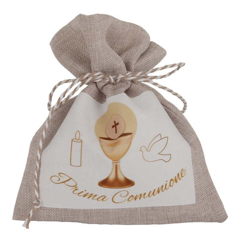 Sacchettini Comunione: Eleganza con Calice e Cordicina