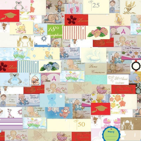 confezione 48 pezzi scatoline portaconfetti con 1 kg di