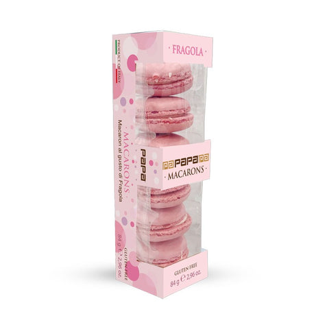 Confezione da 30 scatole trasparenti + 30 macaron al gusto