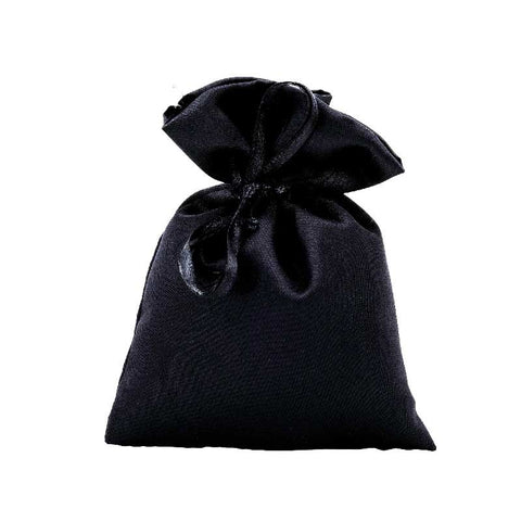 Sacchettino per bomboniere in cotone nero