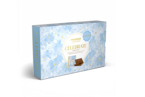 Cioccolatini Maxtris Celebrate Bimbo, Colore Celeste Scatola 500gr