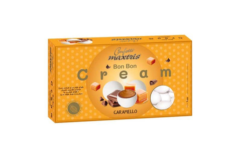 Maxtris Bon Bon Cream Caramello – Confetti al Latte e Caramello – 900g