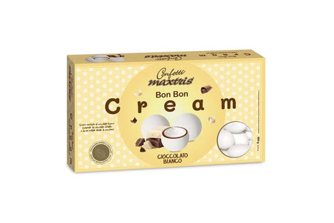 Maxtris Bon Bon Cream Bianco – Confetti al Cioccolato Bianco per Ogni Occasione
