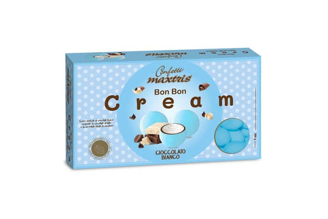 Maxtris Bon Bon Cream Celeste – Confetti Nascita e Battesimo Bimbo