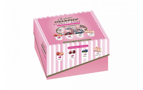Vassoio Maxtris Sfumati Rosa – Confetti Mandorla e Cioccolato Bianco