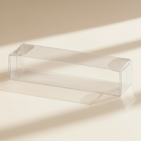 Astuccio Rettangolare in PVC Trasparente Portaconfetti Bomboniera