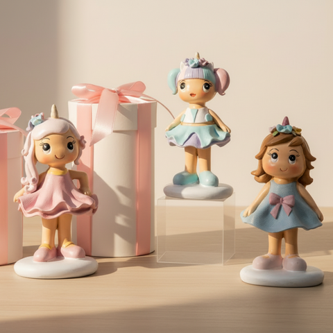 Bomboniere comunione e compleanno statuine bambina