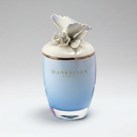 Candela profumata Madrhélen Paris - Collezione Papillon Azzurro Cielo