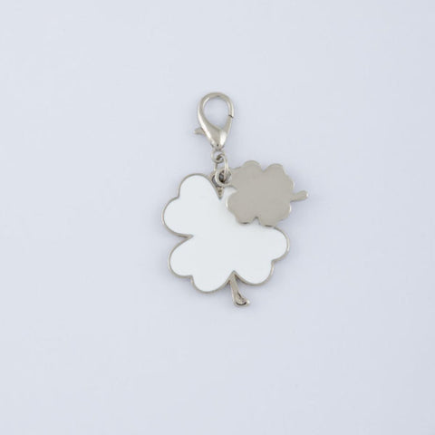 Ciondolo Doppio Quadrifoglio Portafortuna