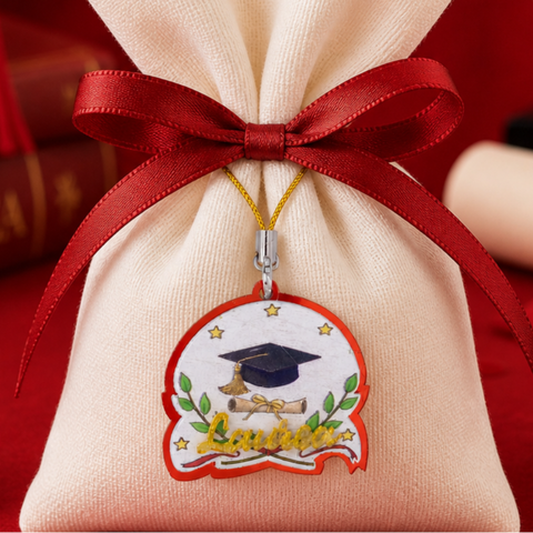 Ciondolo Tag Laurea in Legno Stampato – Bomboniera Laurea