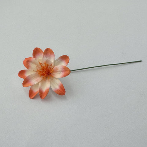 Fiore Bomboniera in Carta con Pistilli Arancio