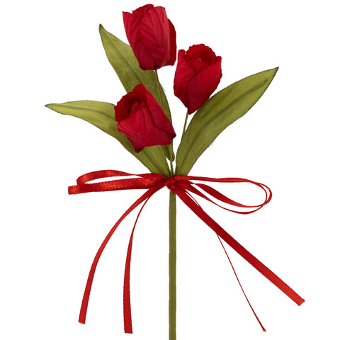Mazzetto di Tulipani Artificiali – Bouquet Decorativo Soft-Touch