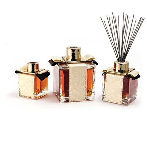 Diffusore di Fragranza Madrhélen Linea Essence – Vetro e Pelle Artigianale