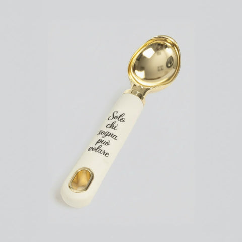 Paletta da Gelato Dorata Solo chi sogna può volare - Bomboniera Utile