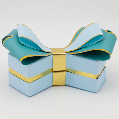 Portaconfetti per Confettata Scatola Fiocco Tiffany