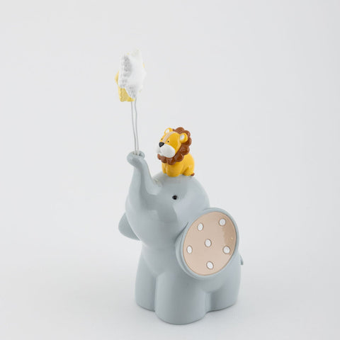 Salvadanaio Elefante e Leone Animali della Foresta