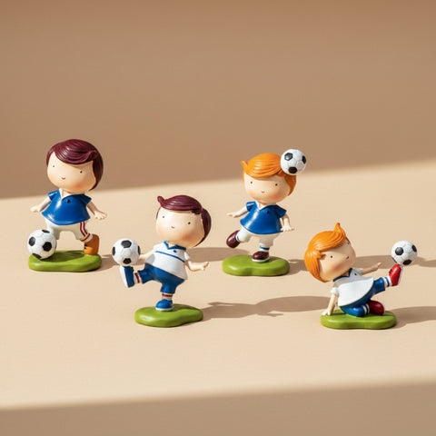 Statuina Calciatore Italia in Resina – Bomboniera Tema Calcio cm 13