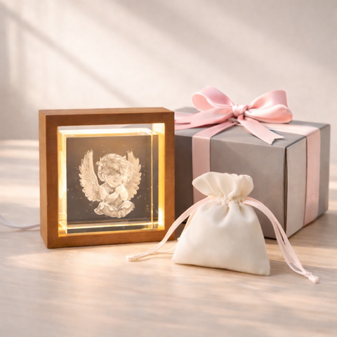 Teca Grande Laser Angelo con Luce LED