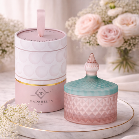 Scatola in Vetro Bicolore Linea Bubble – Madrhélen Paris